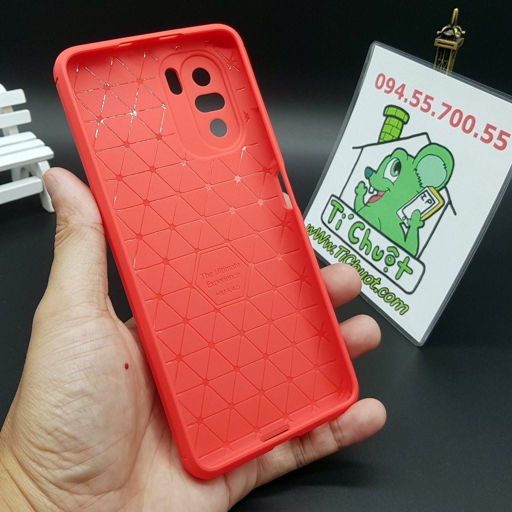 [Ảnh Thật] Ốp Lưng Xiaomi Redmi K40/ Poco F3/ Mi 11i Dẻo Carbon Phay Xước Chống Sốc