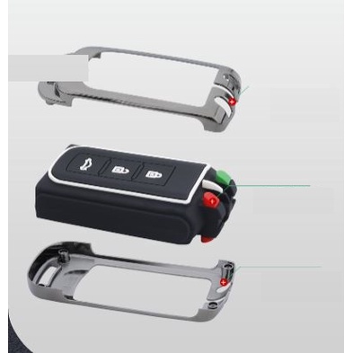 Vỏ ốp khoá xe hơi - Bọc chìa smartkey ô tô Mitsubishi Xpander, Outlander, Triton, Attrage, Pajero Smartkey