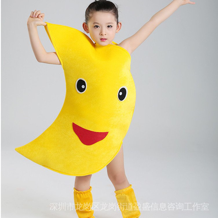 Bộ Đồ Hóa Trang Catwalk 3 Món Hình Mặt Trăng / Mặt Trời Thời Tiết Cho Bé