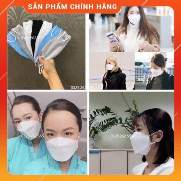 (Sale) Khẩu trang 3D Land mask sét 6 cái phong cách KF74 Hàn