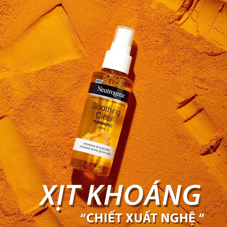 Xịt khoáng Neutrogena Soothing Clear Turmeric Mist 125ml