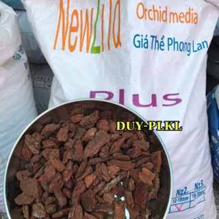Vỏ Thông Trồng Lan - VỎ THÔNG NEWZITA PLUS Size 12-18mm. [ HÀNG ĐẸP ] Giá thể trồng Lan- 1kg
