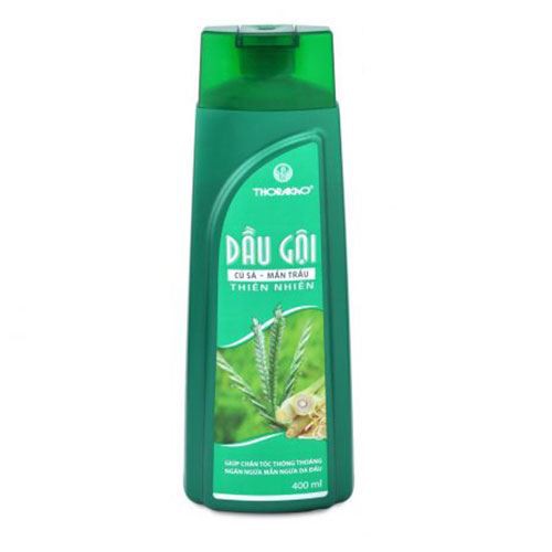 Dầu gội Thorakao Củ sả - Mần trầu ngăn ngừa ngứa da đầu 400ml