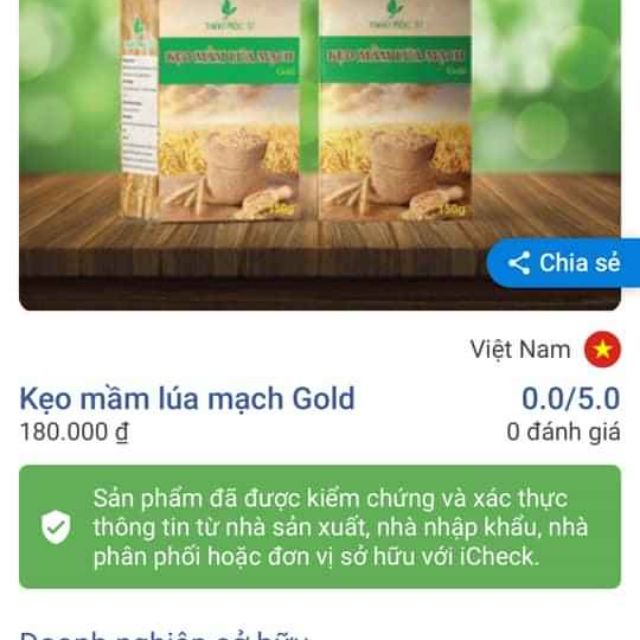 Sỉ 10 hộp kẹo mầm 37