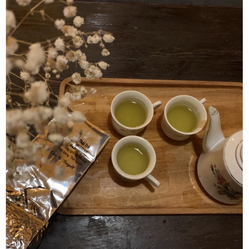 Trà cành tuyết An Thái tiêu chuẩn VietGap thơm ngon đặc biệt - Chè búp Thái Nguyên hút chân không gói 200g - Trà Bắc | BigBuy360 - bigbuy360.vn