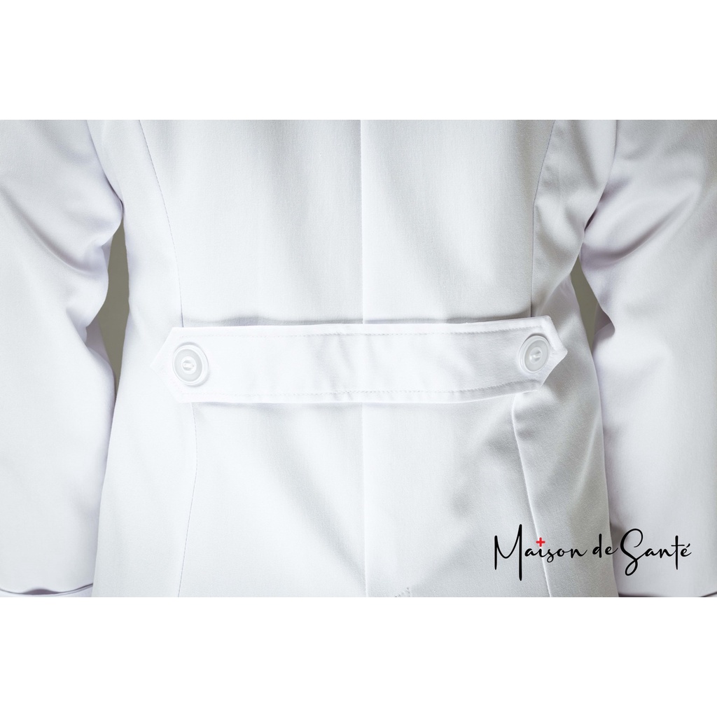 Áo Blouse Nam Cơ Bản Tay Dài Cao Cấp - Đồng Phục Bác Sĩ, Dược Sĩ - ANTOINE Maison de Santé