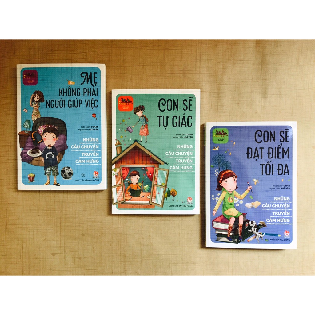 Sách - Combo Con Sẽ Tự Giác+ Mẹ Không Phải Người Giúp Việc + Con Sẽ Đạt Điểm Tối Đa (3 Quyển) - Chanchanbooks