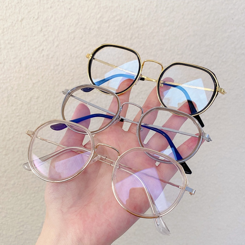 Mắt Kính Chống Ánh Sáng Xanh Thời Trang Hàn Quốc Cho Nữ