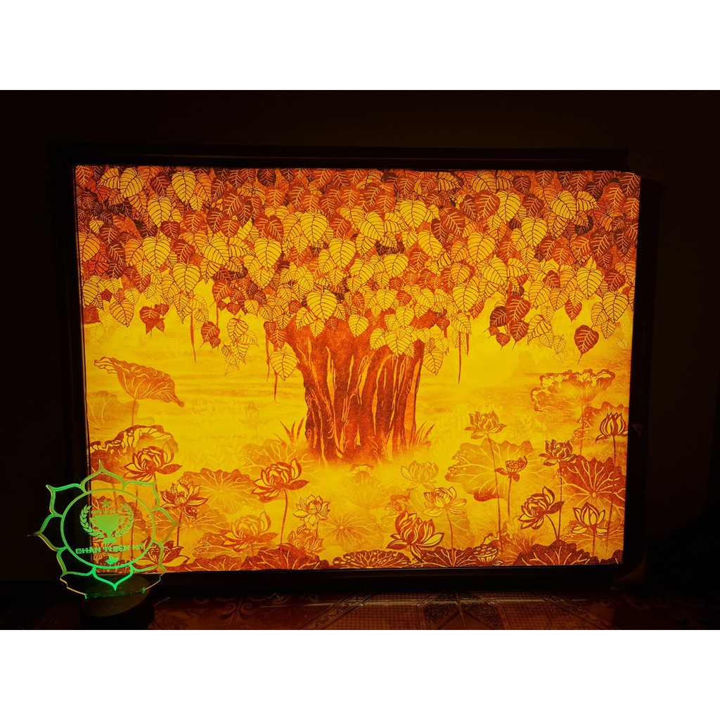 Tranh trúc chỉ in siêu hot 2021 81x126cm