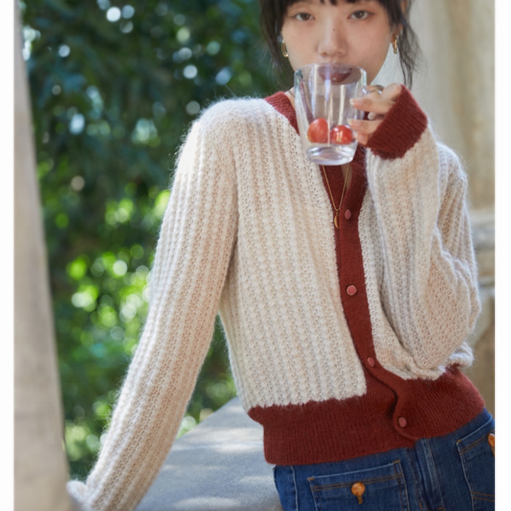 Áo khoác cardigan dệt kim phong cách hàn quốc thời trang cho nữ
