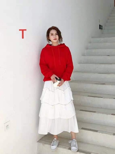 Áo hoodie trơn cá tính HARIQUEEN