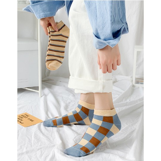 Tất NAM Nữ Phong Cách Valentine ngắn cổ Ngọt Ngào