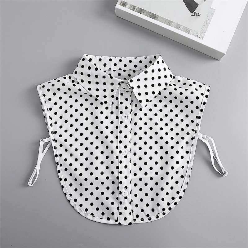 Cổ Áo Sơ Mi Giả Họa Tiết Chấm Bi 10mk Cho Nữ | BigBuy360 - bigbuy360.vn