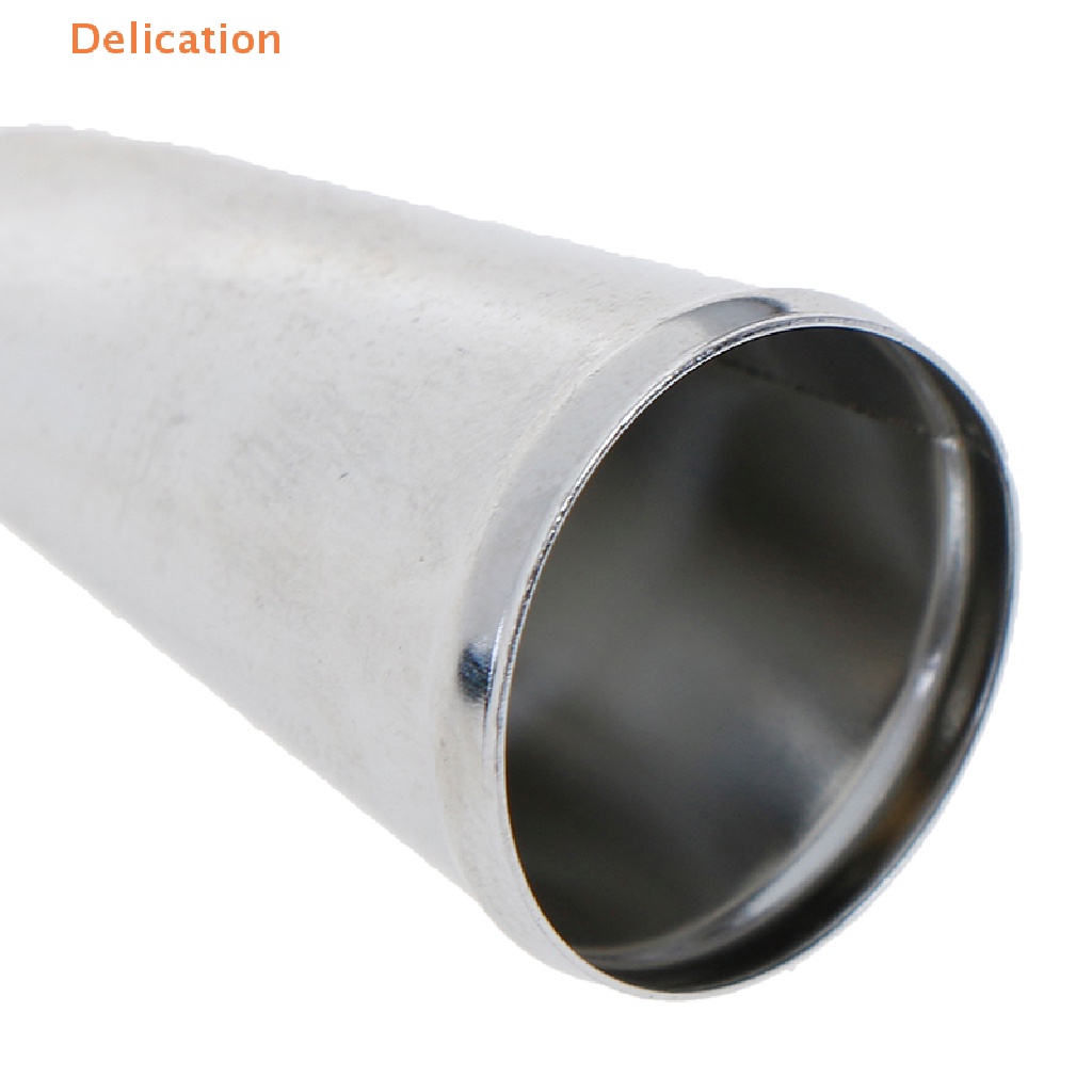 1 Đầu Bắt Kem Bằng Thép Không Gỉ Hình Chiếc Lá DIY