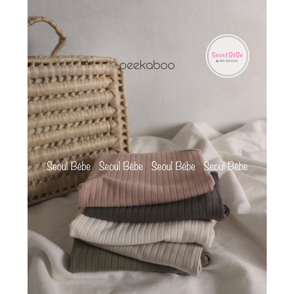 Bộ dài tay gân Friend Peekaboo cho bé 6-22kg 6m-XL thu đông 2022