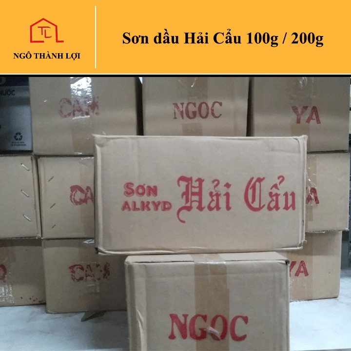 Sơn dầu 100g / 200g màu bạc / trắng / đen / đỏ / vàng / xanh lá / xanh ngọc / xanh yamaha