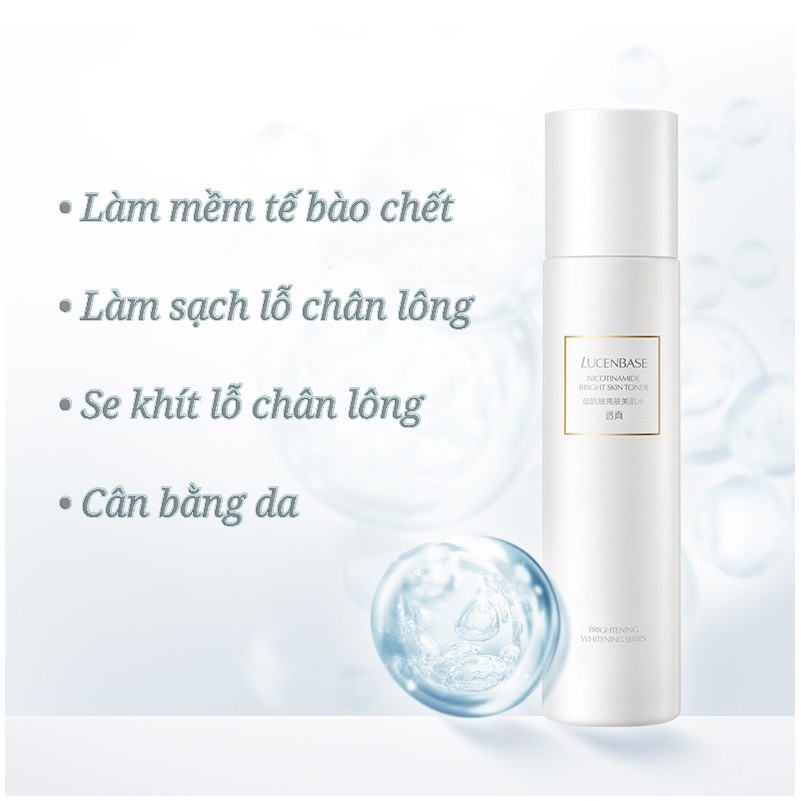 Toner Lactose Acid LUCENBASE nước hoa hồng se lỗ chân lông mịn da LACTOSE ACID PORE EXTRA-FIRMING TONER 120ml LUCB53 | BigBuy360 - bigbuy360.vn