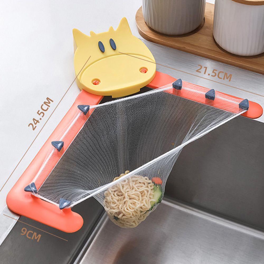 Túi Lưới Lọc Rác Hình Tam Giác Dùng Một Lần Chống Tắc Nghẽn Tiện Dụng