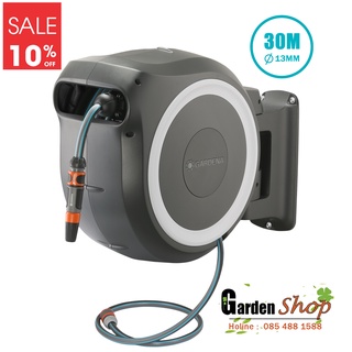 Bộ vòi tưới treo tường dây tự rút 30m gardena 18625-20