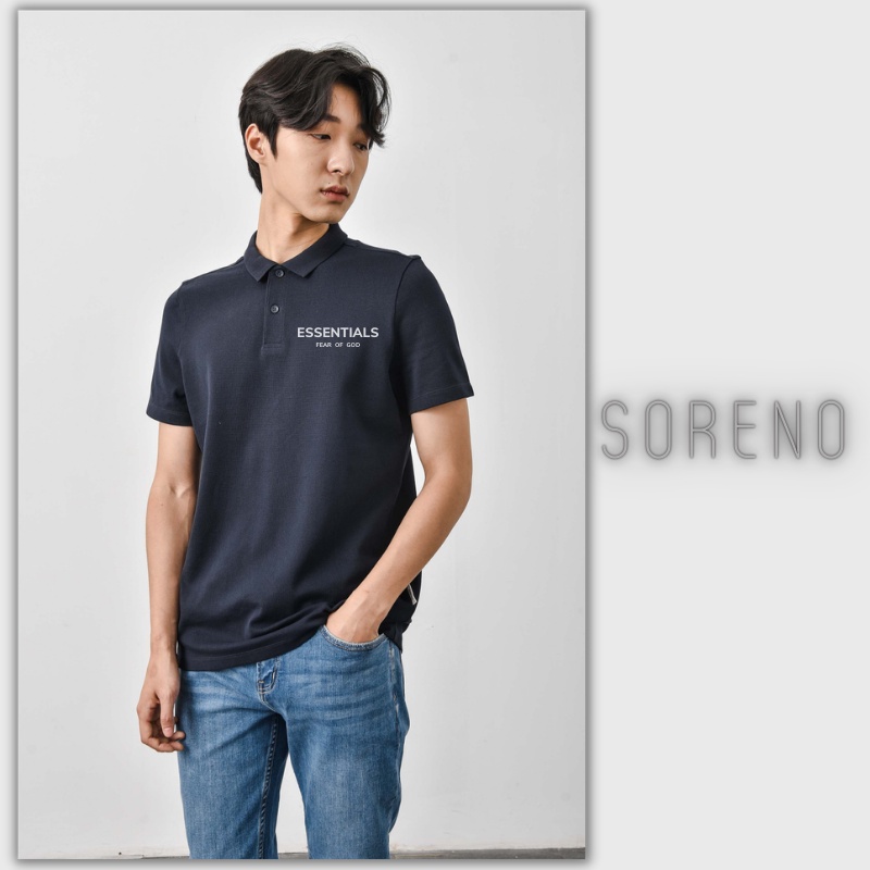 Áo Polo ESSENTIALS Nam Nữ Form Rộng Cotton Cá Sấu Cao Cấp | Soreno