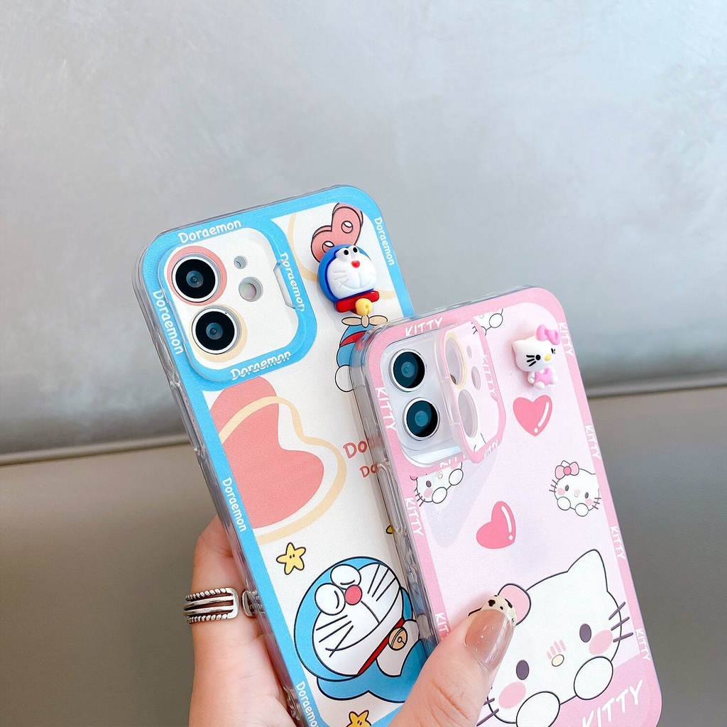 Ốp Điện Thoại Silicon Mềm Họa Tiết Mèo Hai Màu Dễ Thương Dành Cho IPhone 12 13 11 Pro Max X Xs Max Xr 5567