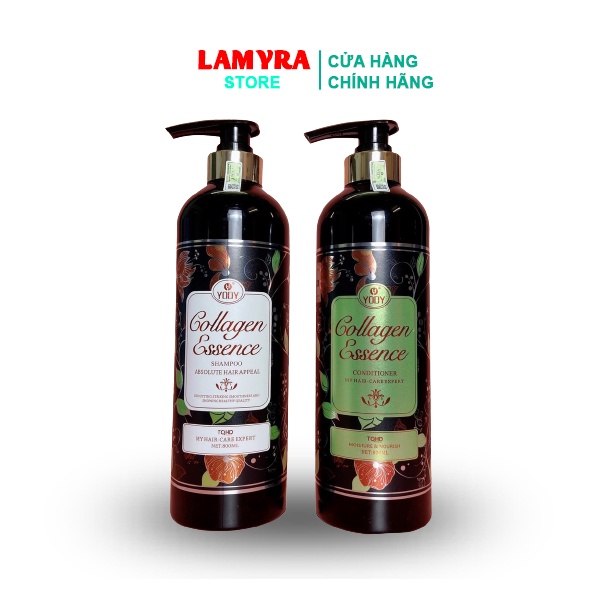 Dầu Gội Cặp COLLAGEN ESSENCE YODY Phục Hồi Và Kích Thích Mọc Tóc 800MLx2 Lamyra