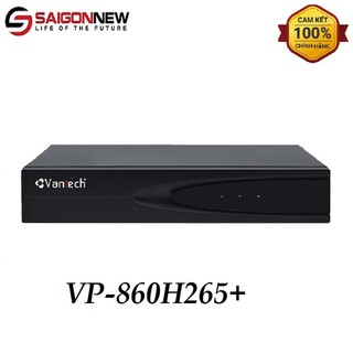 Đầu ghi hình camera IP Vantech VP-860H265+ - 8 kênh