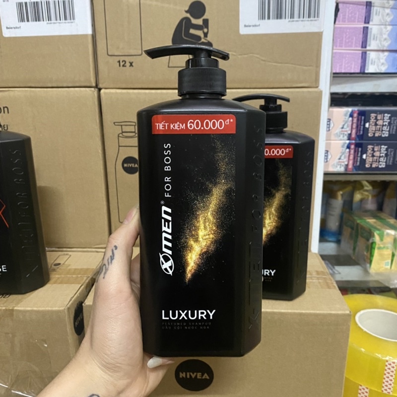 Dầu gội nước hoa X-Men For Boss Luxury 650g - Mùi hương sang trọng tinh tế