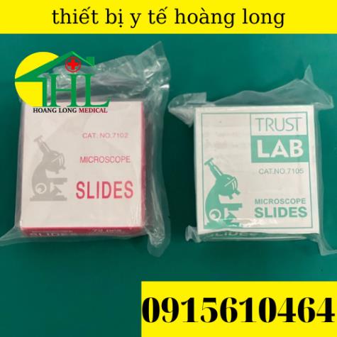 LAM KÍNH TIÊU BẢN CÁC LOẠI DÙNG CHO KÍNH HIỂN VI [ HỘP 72 LÁ ]