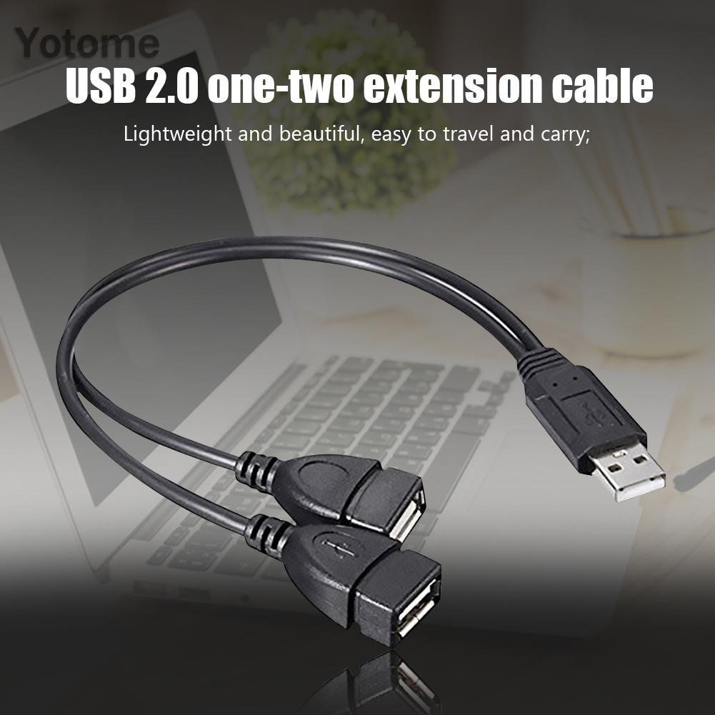 Dây Cáp Nối Dài Usb 2.0 Đầu Đực Sang Đầu Cái 30cm