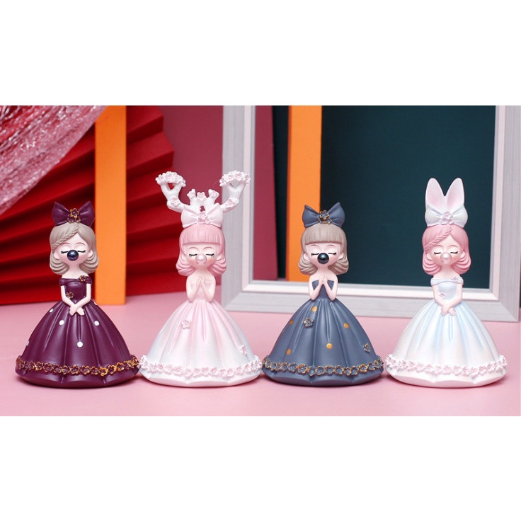 Tượng Cô gái nhiều mẫu Trang Trí Nội Thất Xe Hơi Quà Tặng Sinh Nhật