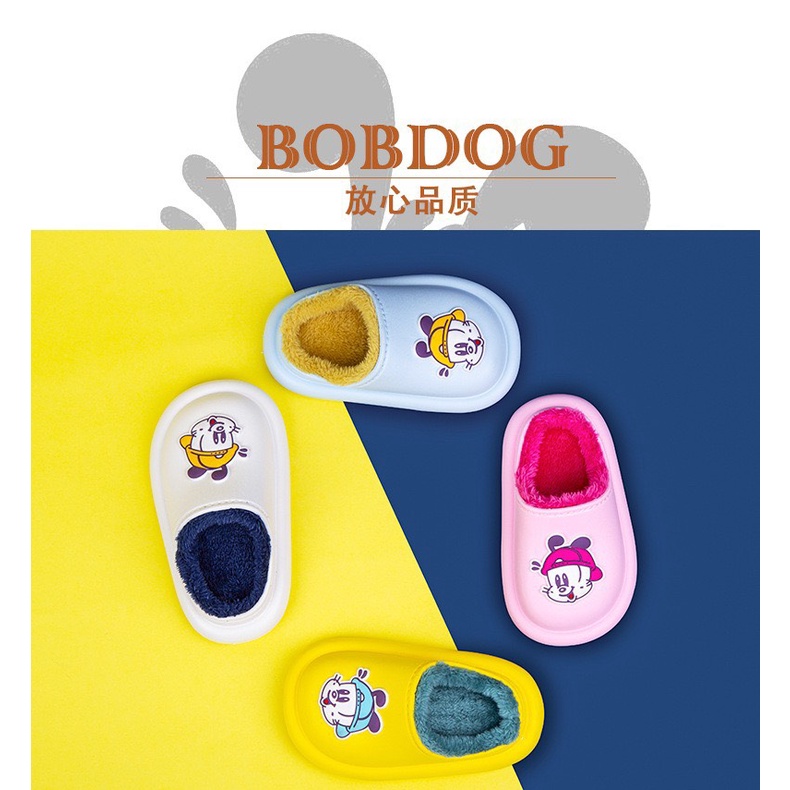 Dép cho bé BOBDOG - Dép sục lót lông mềm cho bé trai bé gái Nhựa eva siêu bền siêu nhẹ dễ lau chống bám bụi chính hãng