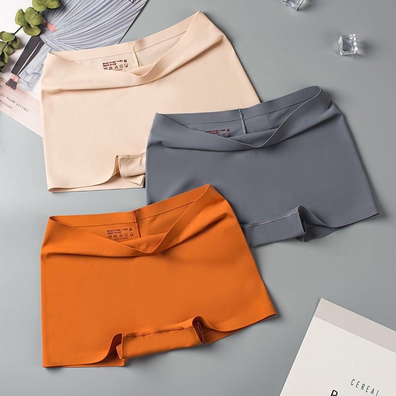 Quần Lót cotton Lụa Lạnh Mỏng Không Đường May Kháng Khuẩn Chống Chói Hàng Mới Dành Cho Bạn Nữ