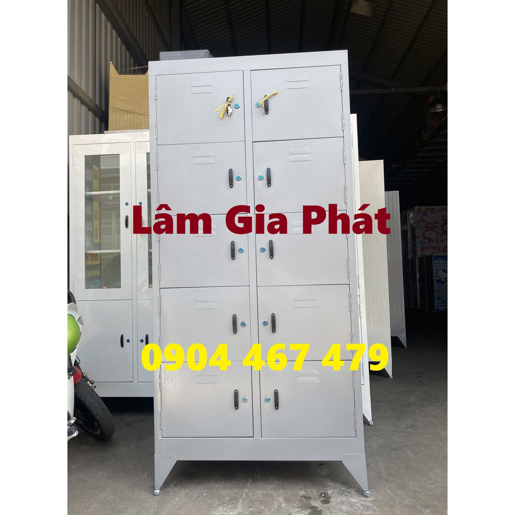 Tủ hồ sơ sơn dầu  - tủ locker 10 cửa đẹp giá tốt