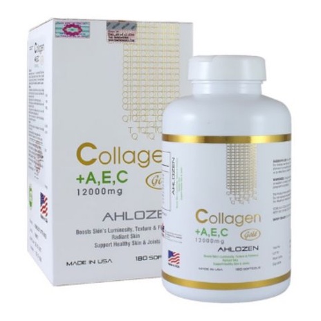 Viên uống Collagen AEC Ahlozen Gold 12000mg