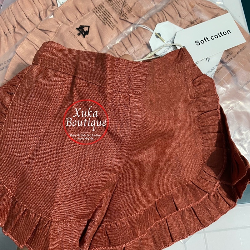 Quần Short Cao Cấp SOFT COTTON Bé Gái 2022 - Mặc được tất cả các mùa trong năm