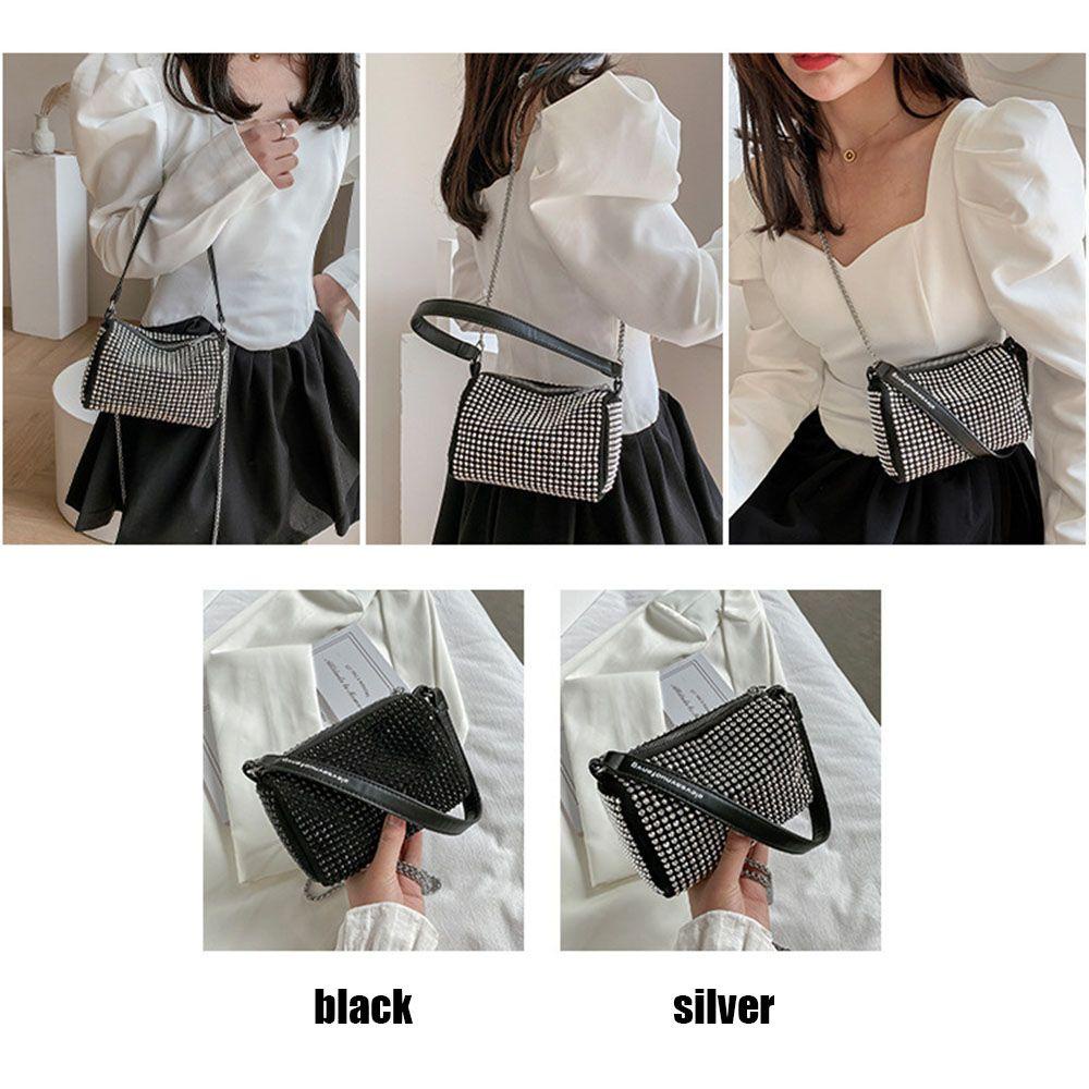 FOREVER Túi Đeo Vai Phối Dây Xích Thời Trang Dự Tiệc Sang Trọng