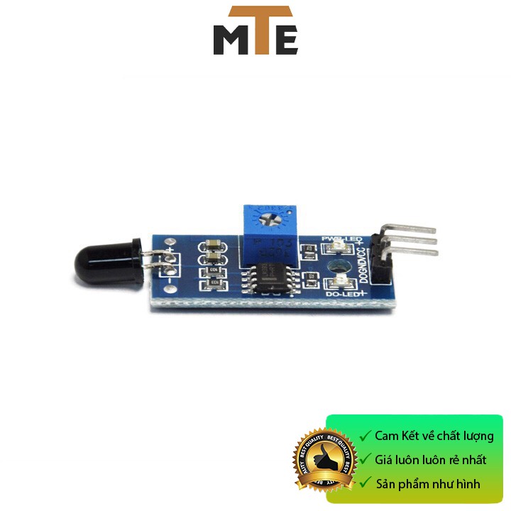 Mạch cảm biến phát hiện ngọn lửa Flame sensor - Module arduino