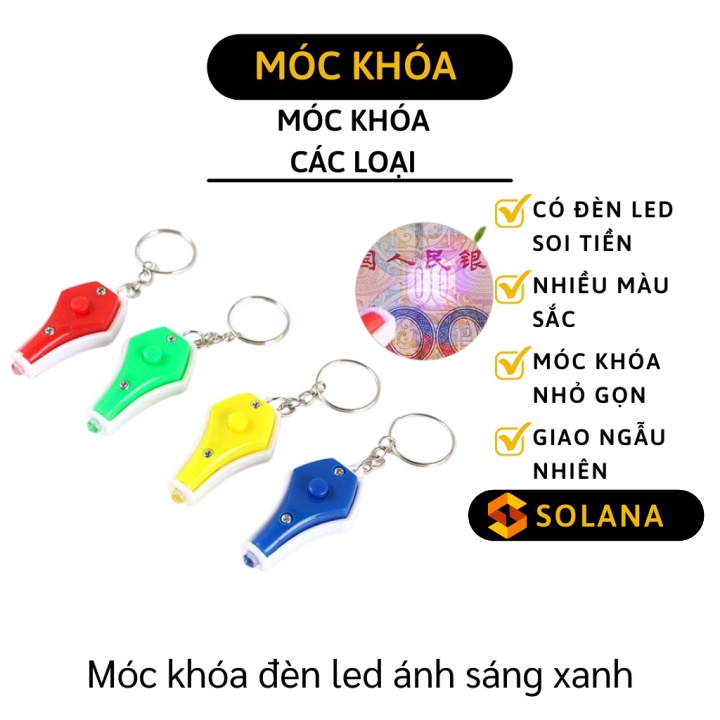 Móc Khóa Đèn Led - Móc Chìa Khóa Mini Đèn Pin Chống Ánh Sáng Xanh Soi Tiền Giả 4976