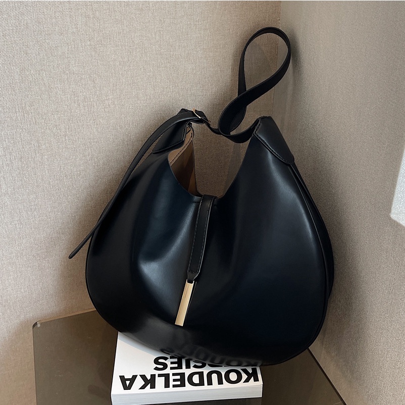 Túi Xách Đeo Vai Cỡ Lớn Thiết Kế Đơn Giản Dễ Phối Đồ Hợp Thời Trang