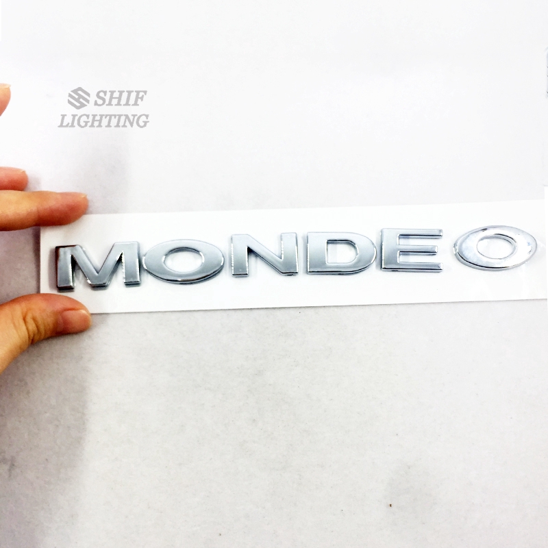 Miếng dán hình chữ MONDEO bằng crom ABS trang trí cho xe hơi FORD