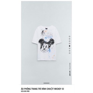 Áo Thun ZR Phun Sơn Mickey