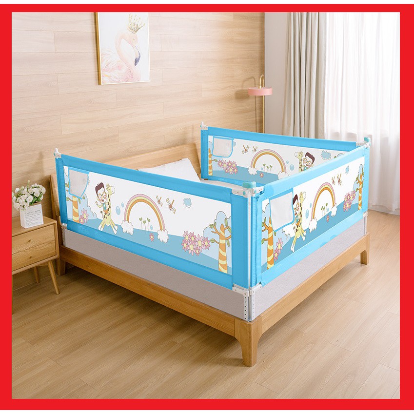 [Mã 267FMCGSALE giảm 8% đơn 500K] Thanh chắn giường baby number A 1.6m/1.8m/2.0m/2.2m