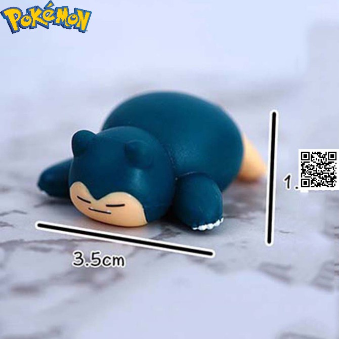 1700 Mô hình gấu Snorlax kabigon anime Pokemon nhiều tư thế chính hãng có mã Nitendo