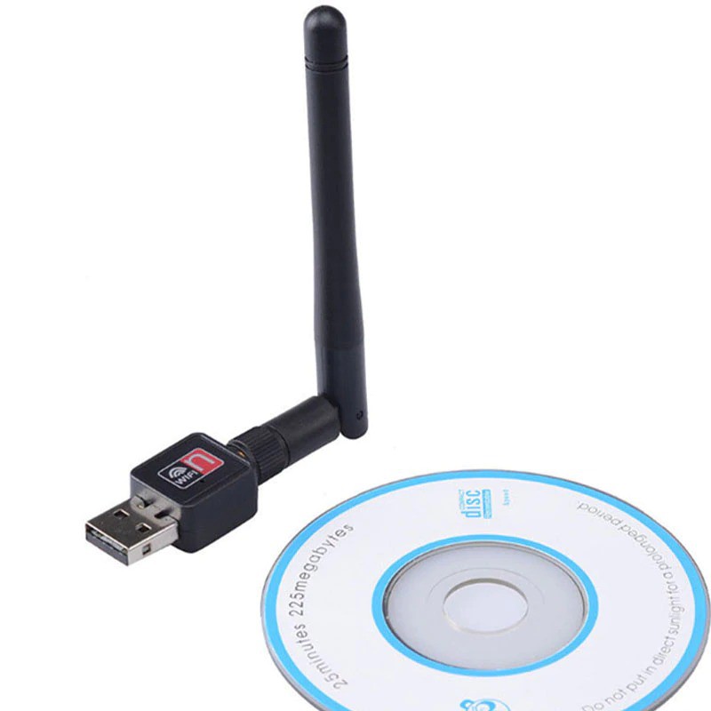 USB Thu Phát Wifi Cho PC Máy Tính Bàn Laptop, Tốc Độ 600mbps, USB card mạng không dây thu phát wifi, hub router wifi