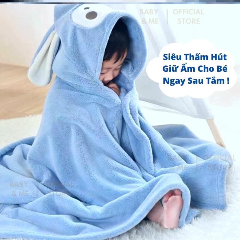 Khăn choàng tắm cho bé có mũ Baby And Me