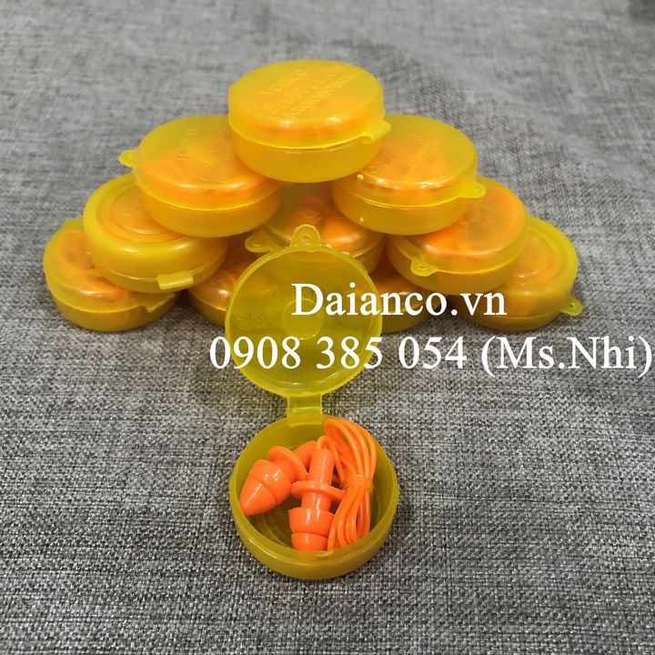 Nút tai chống ồn 2 tầng kèm hộp đừng tiện lợi chất liệu nhựa mềm- Hình thật