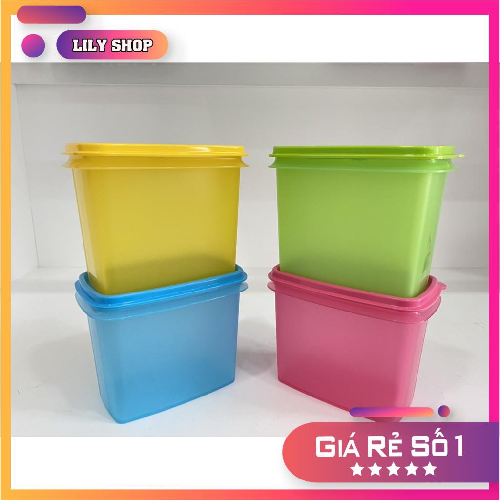 Hộp gia vị Shelf Saver kèm muỗng 4 màu Tupperware (1 hộp)