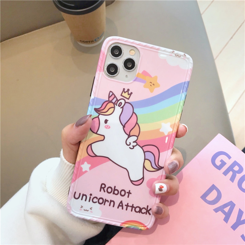Ốp lưng iphone imd kỳ lân rainbow 5/5s/6/6plus/6s/6splus/7/7plus/8/8plus/x/xr/xs/11/12/pro/max/plus/promax - Awifi R1-2 | BigBuy360 - bigbuy360.vn