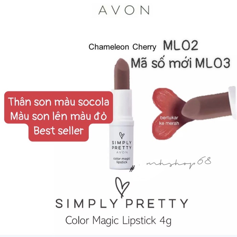 Son Biến Đổi Sắc Màu Magic Lipstick Avon - Son Gió Avon